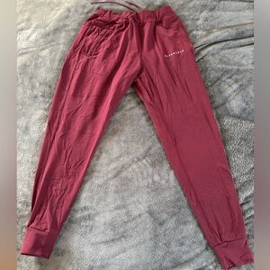 Alphalete Men's Burgundy Jogger Pants Size Medium